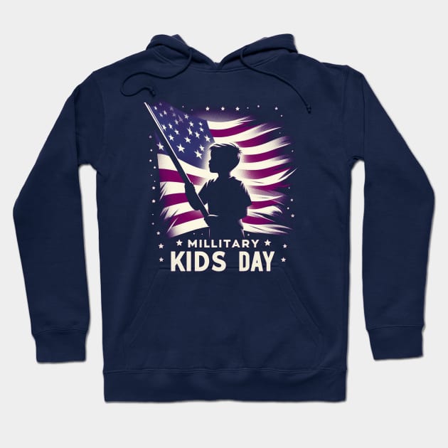 Courageous Purple Heart military kids Hoodie by TaansCreation 